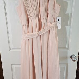 Elegant Pink Dress, Size 26